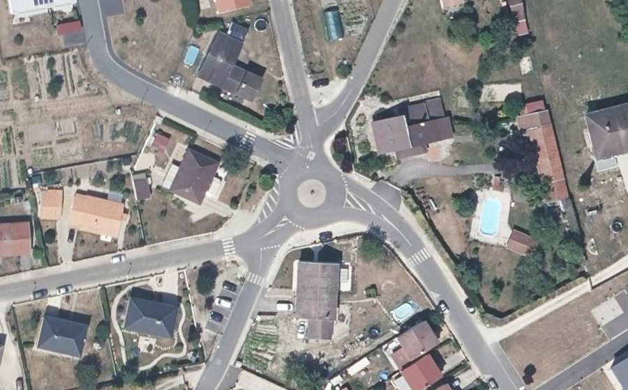 Vue aérienne du Place de l'Étoile