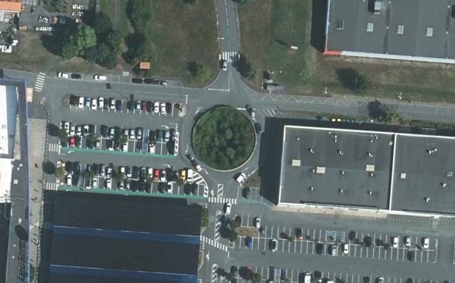 Vue aérienne du Rue de la Varenne