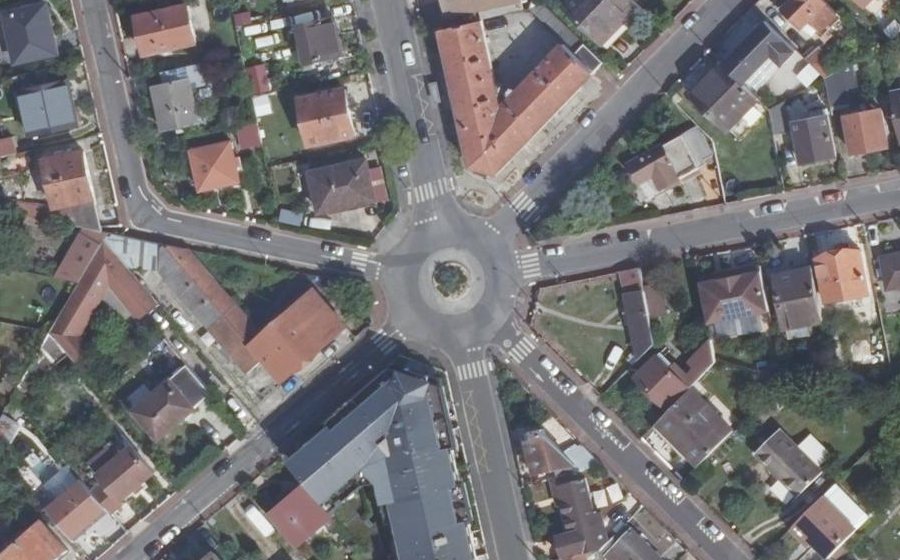 Vue aérienne du Avenue Gabriel Péri
