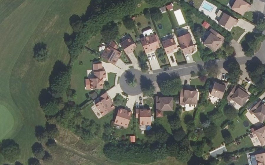 Vue aérienne du Rue de la Tourlourette
