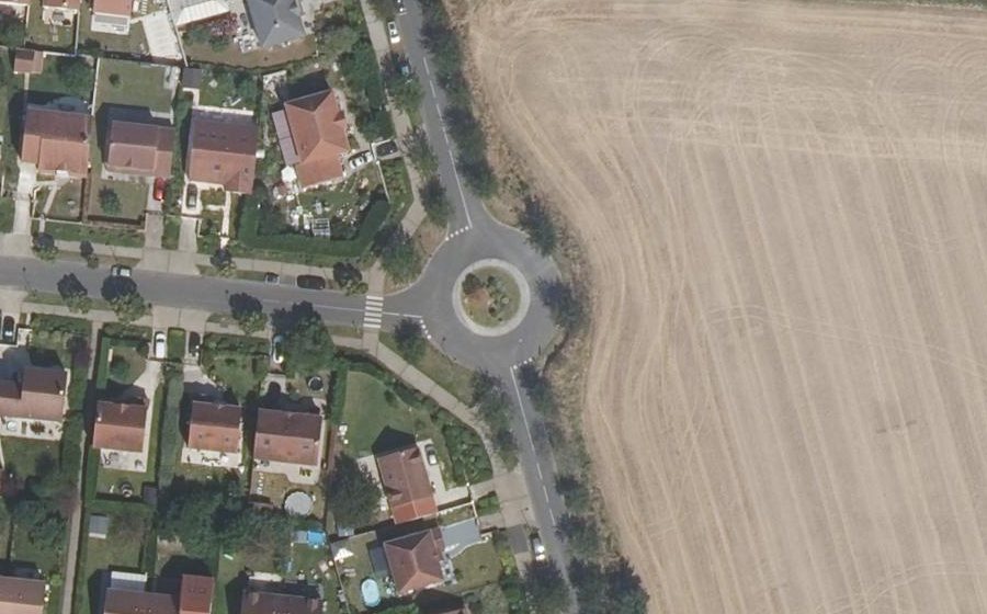Vue aérienne du Avenue Louis Lachenal