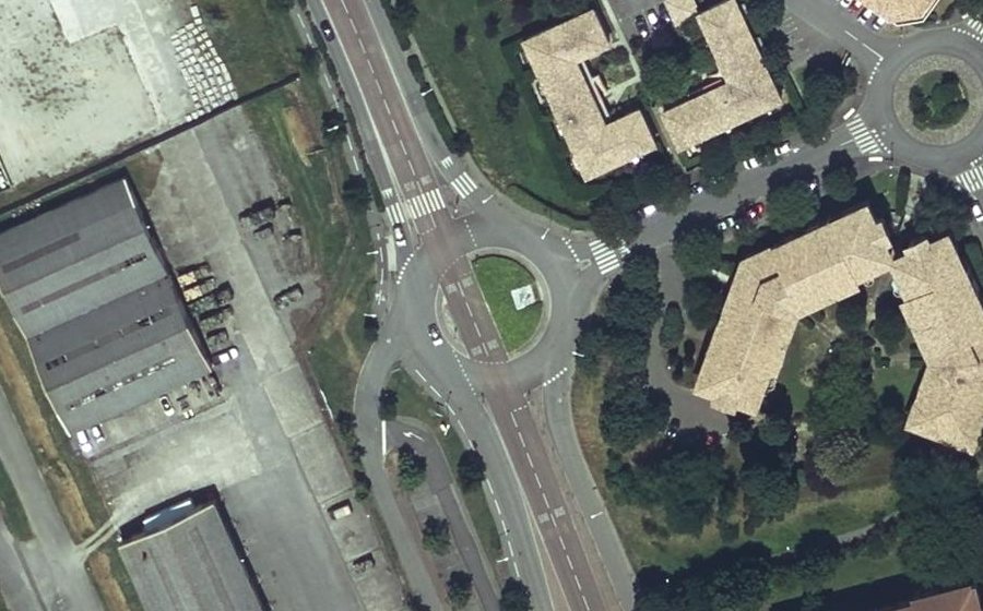 Vue aérienne du Rond-Point du Grand 14