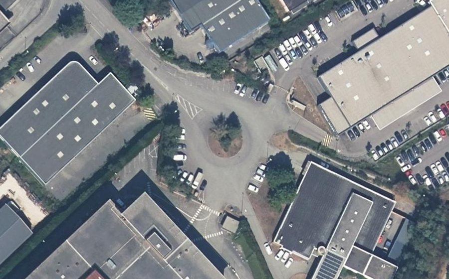 Vue aérienne du Route de La Salle