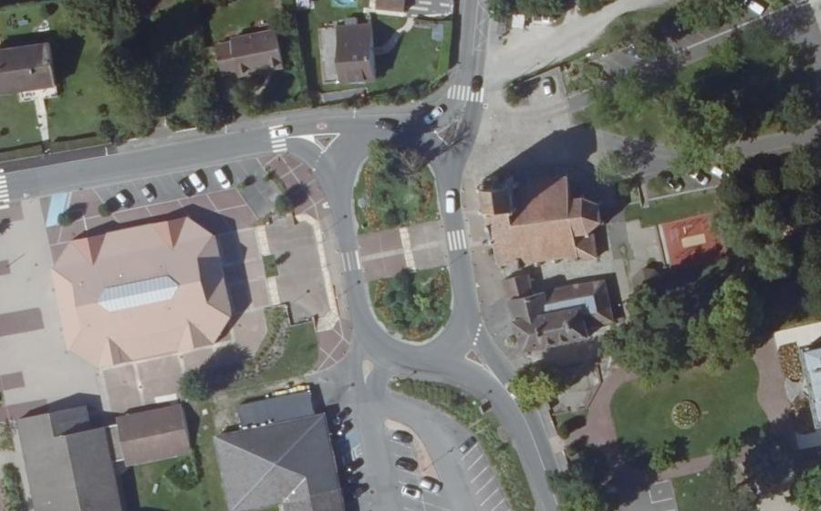 Vue aérienne du Rue Gérard de Nerval