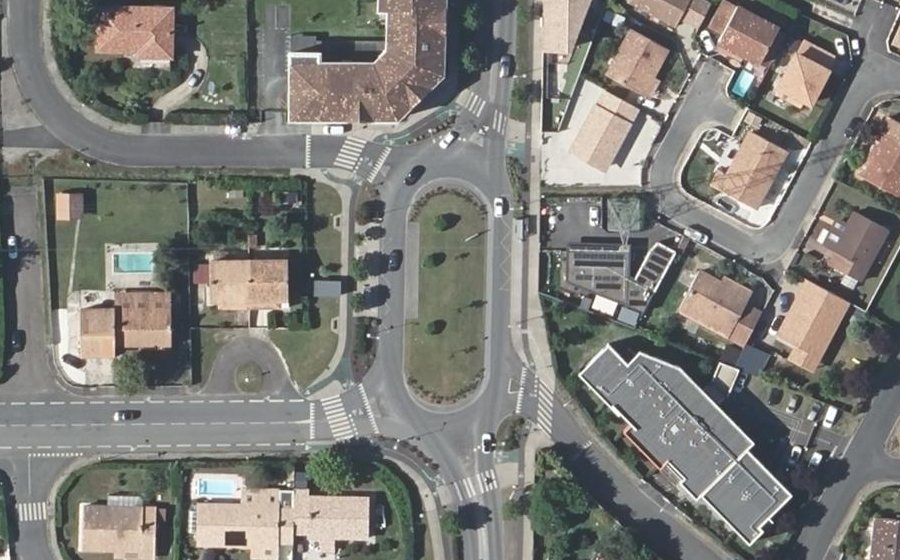 Vue aérienne du Avenue de Soulac