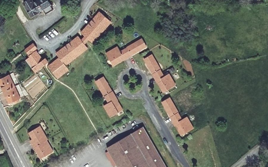 Vue aérienne du Traverse des Egals