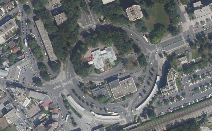 Vue aérienne du Voie 3F