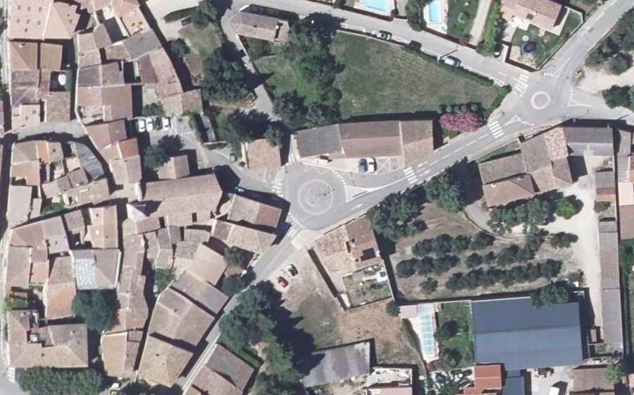 Vue aérienne du Route d'Avignon