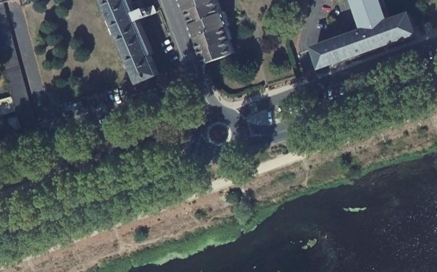Vue aérienne du Rond-point de la Légion d’honneur