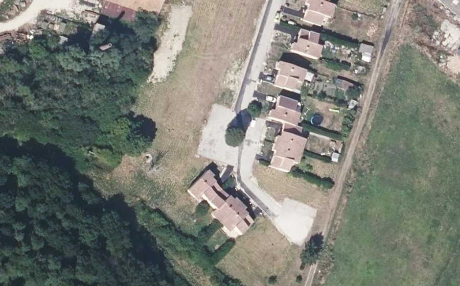 Vue aérienne du Lotissement de la Cardine
