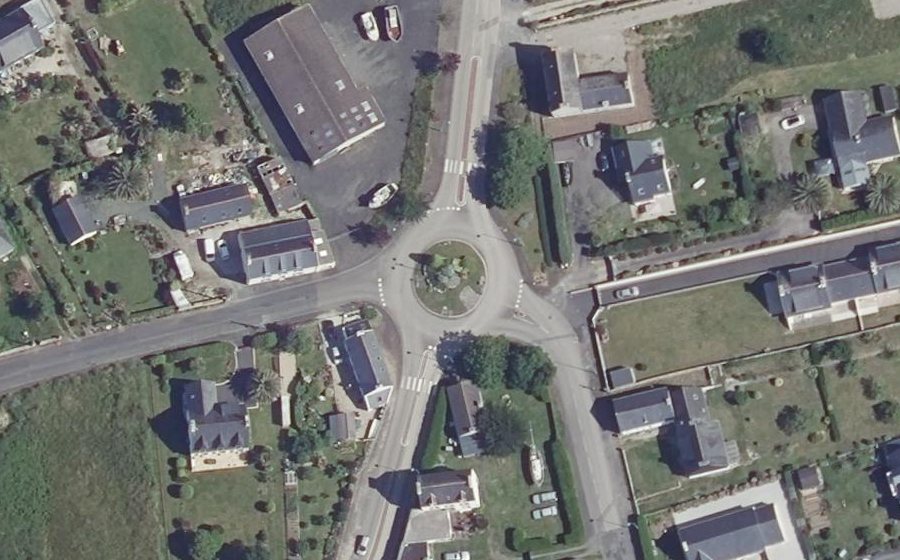 Vue aérienne du Avenue du 8 Mai 1945