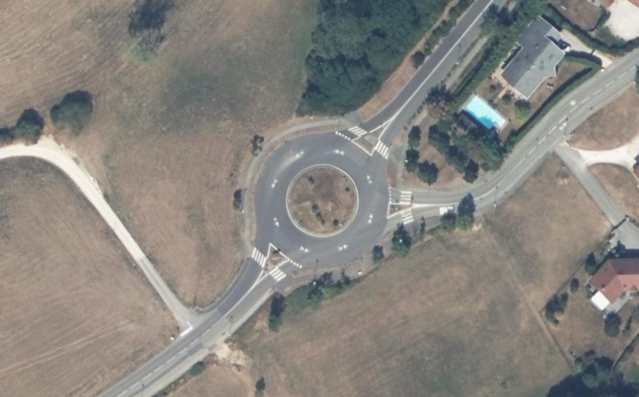 Vue aérienne du Route de Vieugy