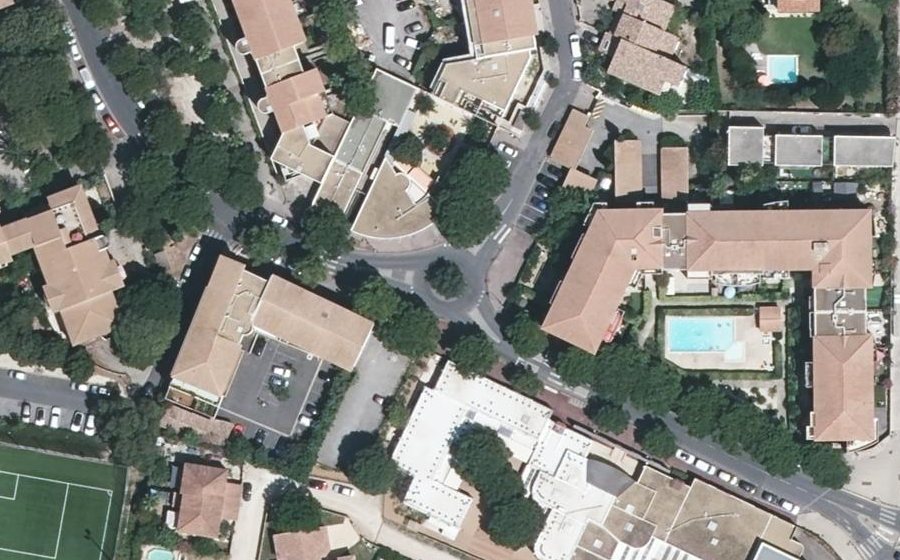 Vue aérienne du Rue Jacques Bounin