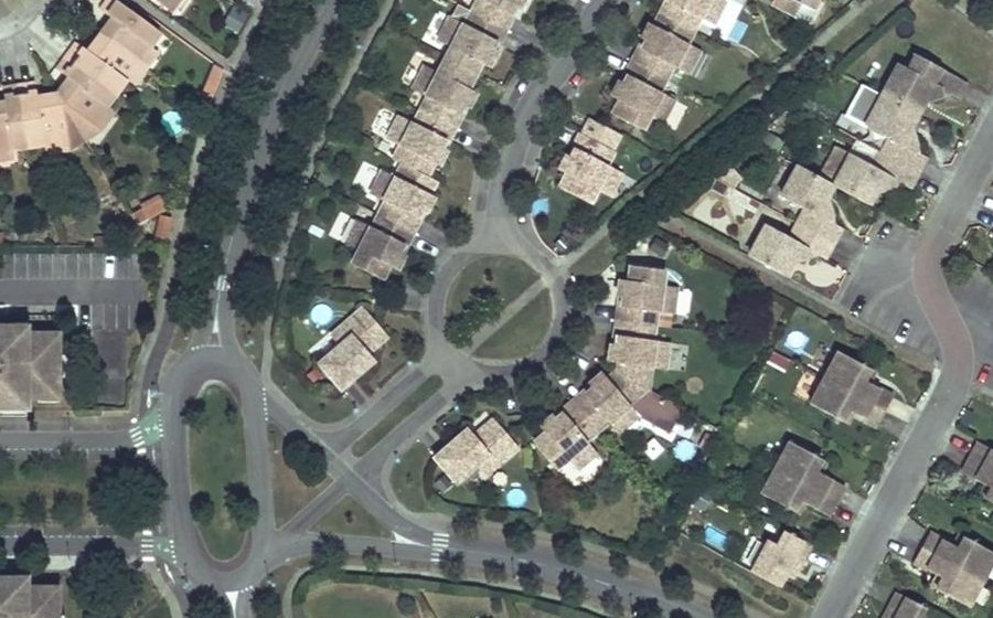 Vue aérienne du Allée de Vendée