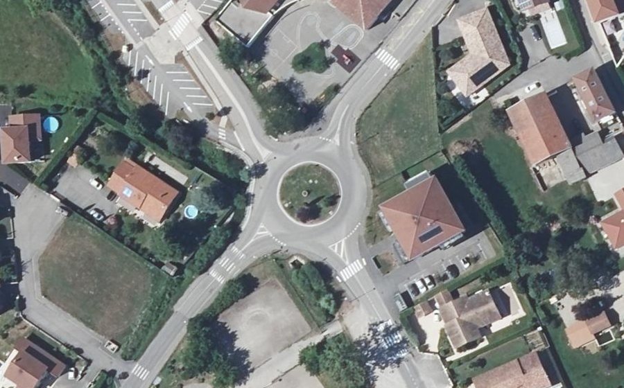 Vue aérienne du Route de Saint-Sorlin