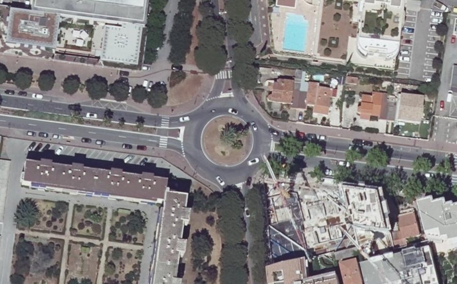 Vue aérienne du Rond-Point de Provence