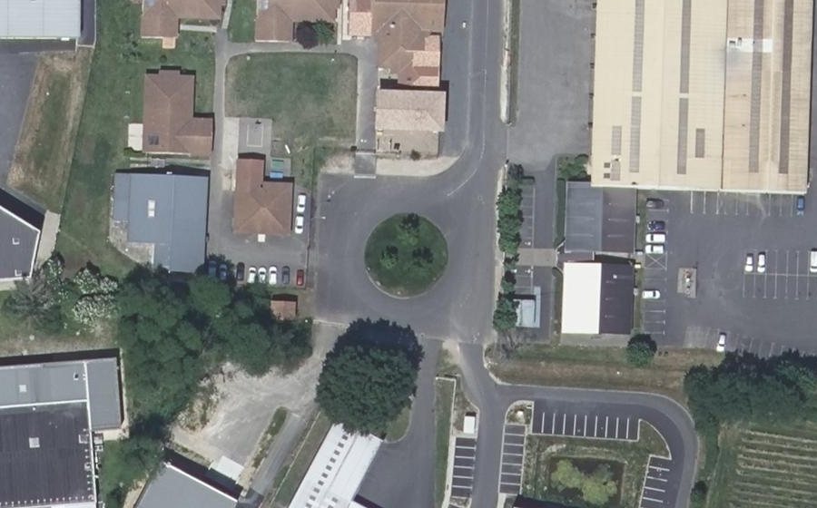 Vue aérienne du Rue Marcel Paul