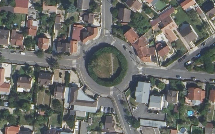 Vue aérienne du Place Pasteur