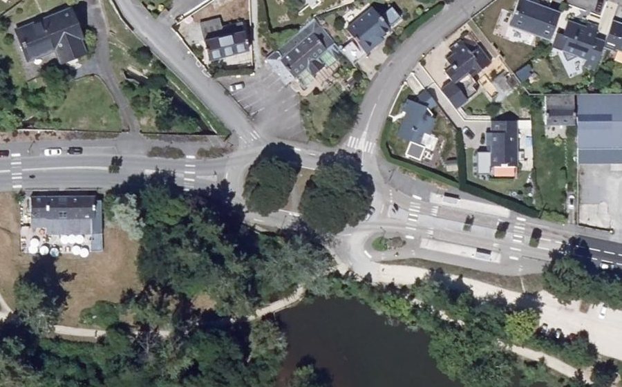 Vue aérienne du Giratoire du Ter