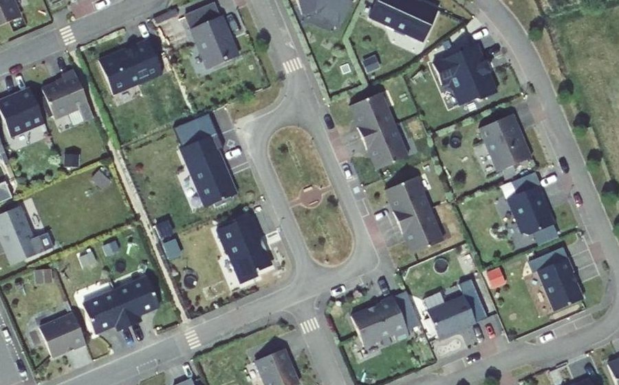 Vue aérienne du Rue des Lilas
