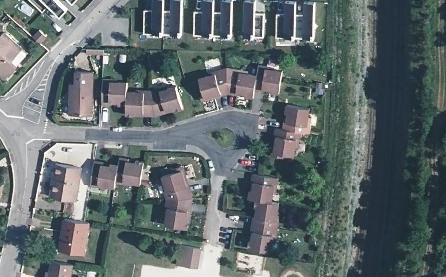 Vue aérienne du Rue Vincent Van Gogh