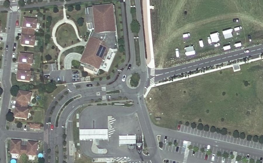 Vue aérienne du Avenue de Lengel