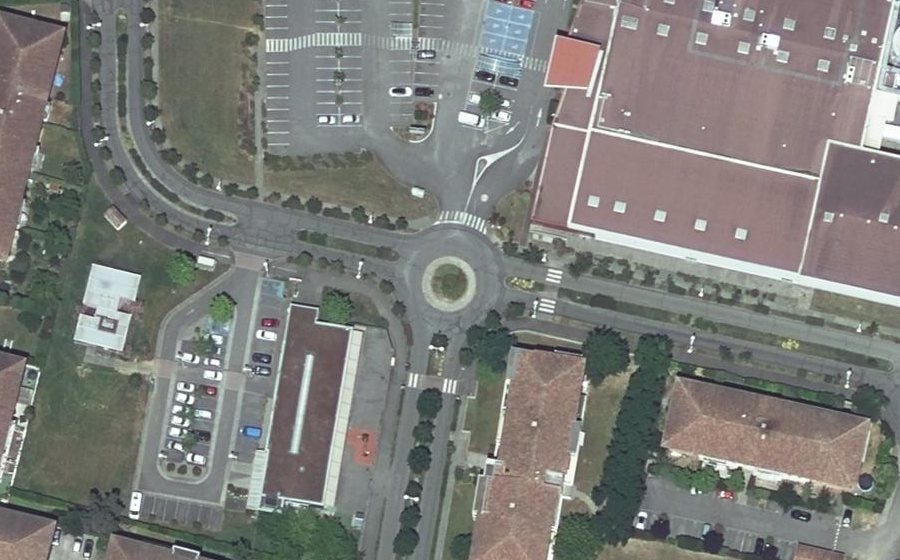 Vue aérienne du Avenue de Lengel