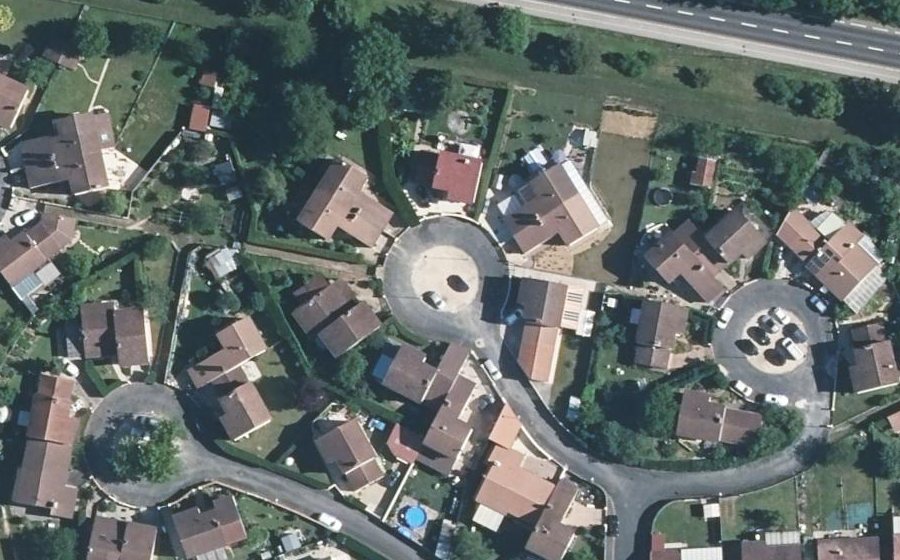 Vue aérienne du Rue Charles Gounod