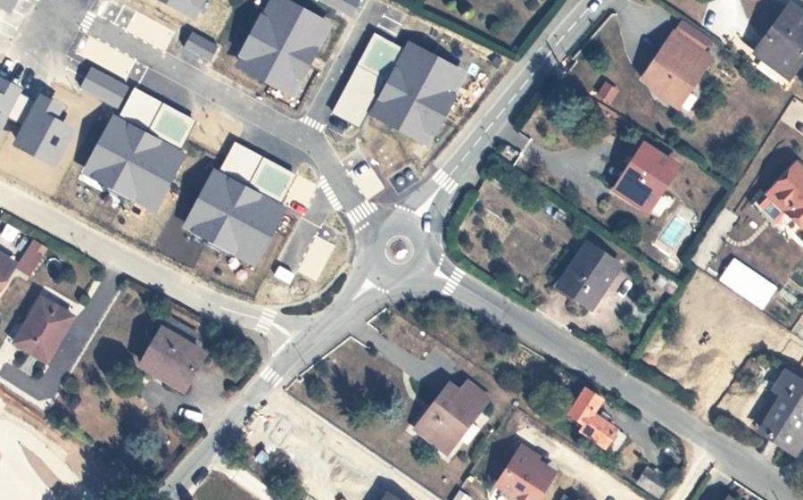Vue aérienne du Rue des Chenettes