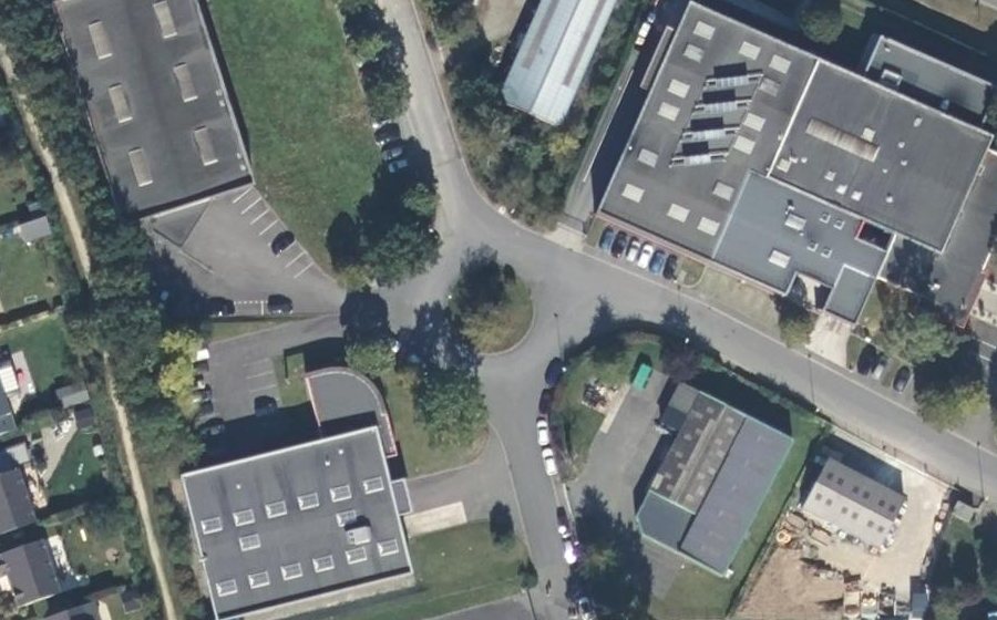 Vue aérienne du Rue de l'Écotay