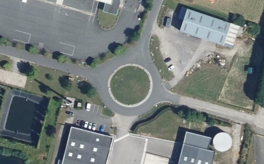 Vue aérienne du Rue de la Briqueterie