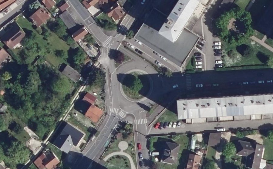 Vue aérienne du Rond-Point de Saint-André