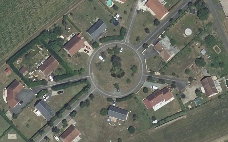 Vue aérienne du Domaine du Grappeteau