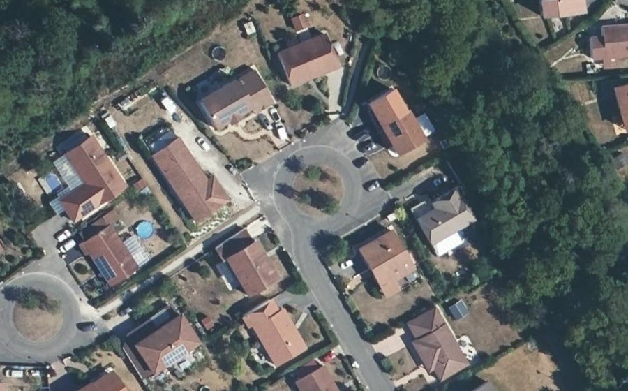 Vue aérienne du Rue Louis Braille