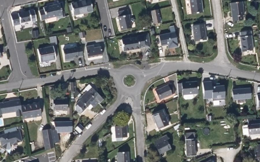 Vue aérienne du Rue de Larmor