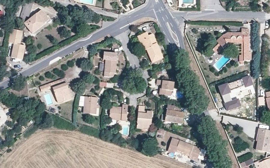 Vue aérienne du Lotissement La Rampe