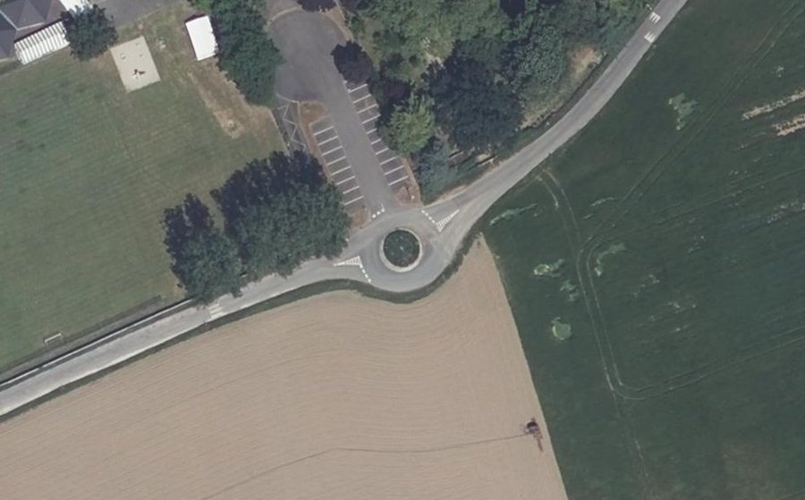 Vue aérienne du Chemin de Fourneaux