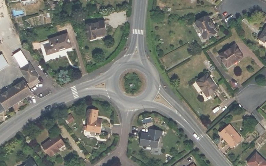 Vue aérienne du Avenue des Capelles