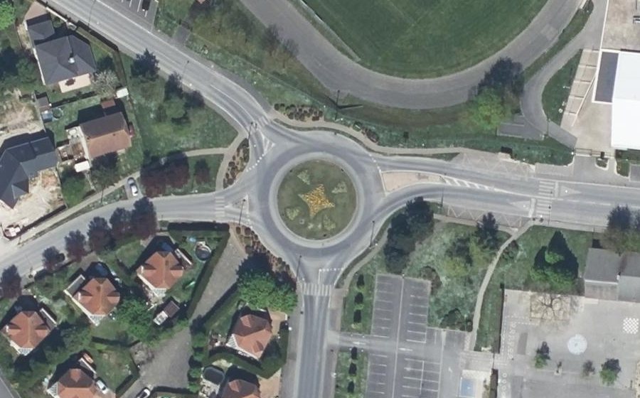 Vue aérienne du Rue de Betheny