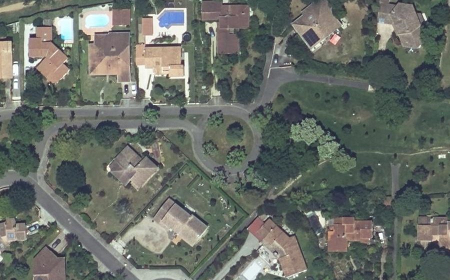 Vue aérienne du Allée du Riverot
