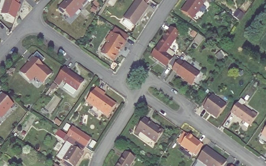Vue aérienne du Avenue des Chênes