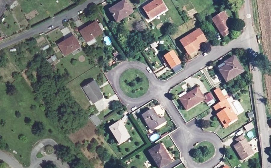 Vue aérienne du Lotissement Comby
