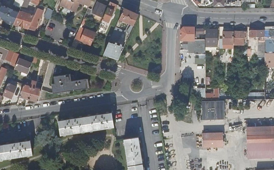 Vue aérienne du Rue Jules Guesde