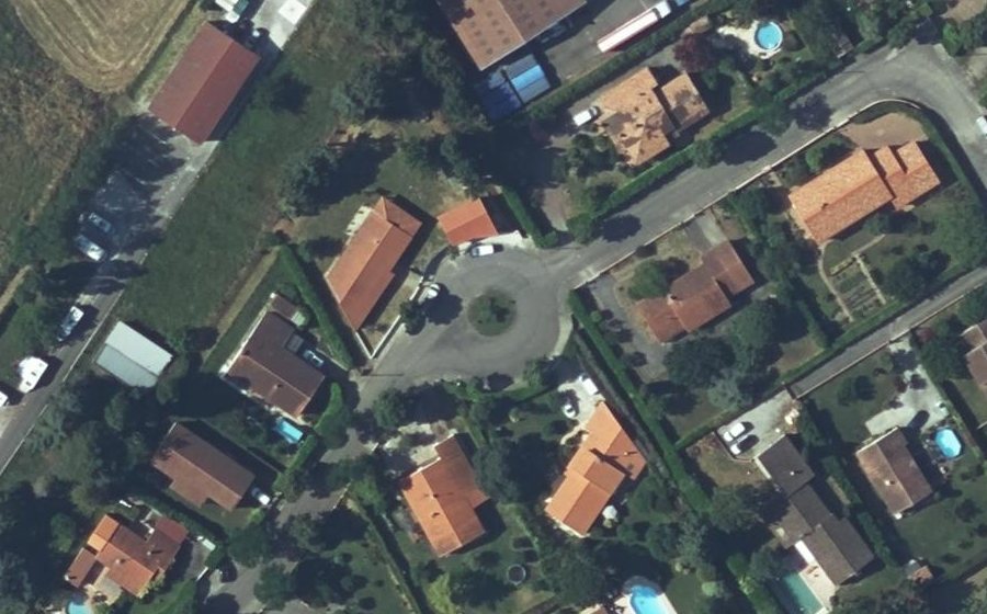 Vue aérienne du Lotissement du Marès