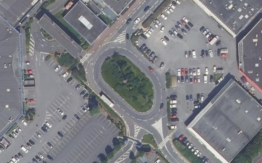Vue aérienne du Rue de la Belle Étoile