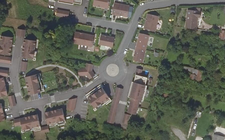 Vue aérienne du Rue du Dôme