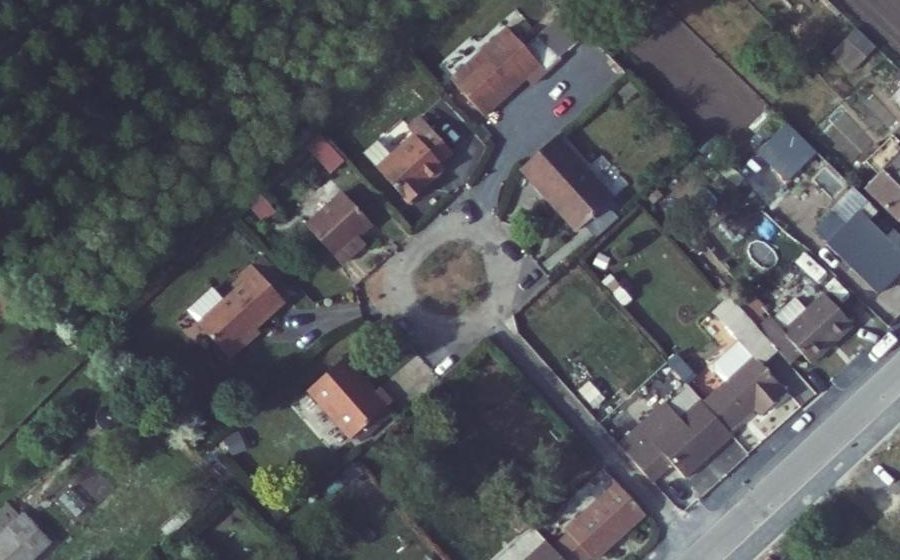 Vue aérienne du Rue Paul Éluard