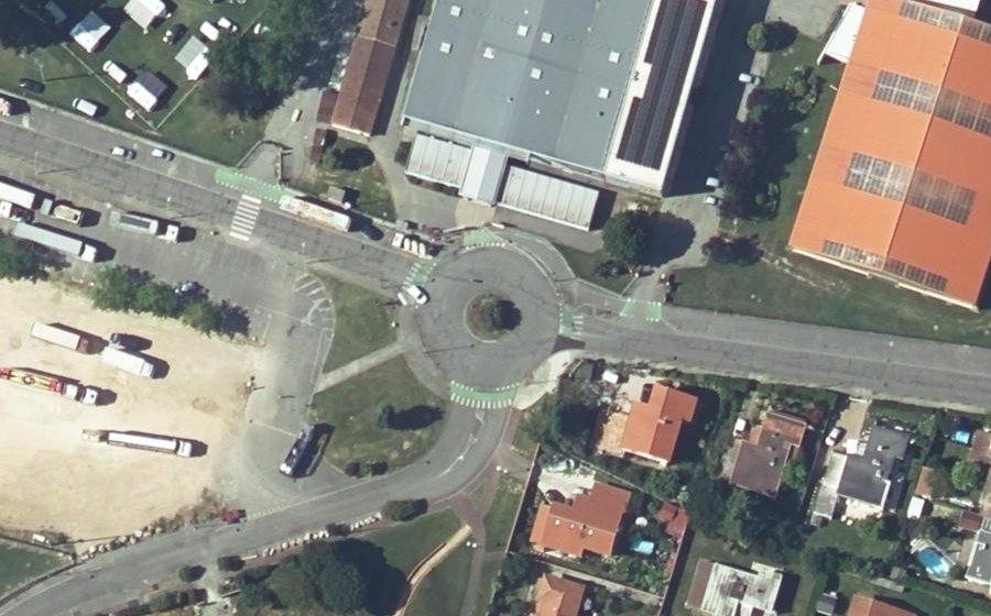 Vue aérienne du Avenue Bernard IV