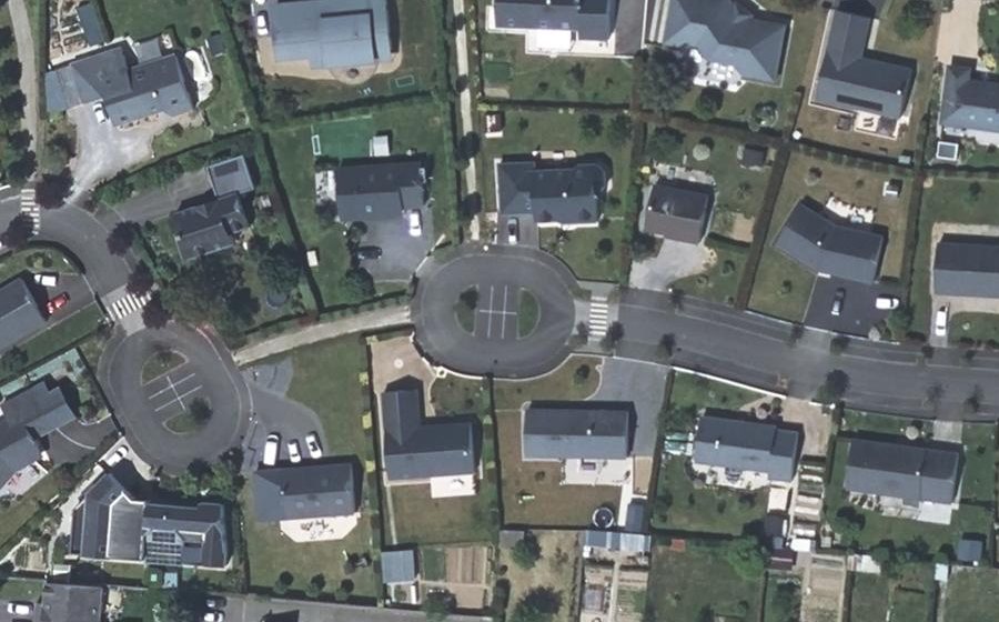 Vue aérienne du Rue des Closeries