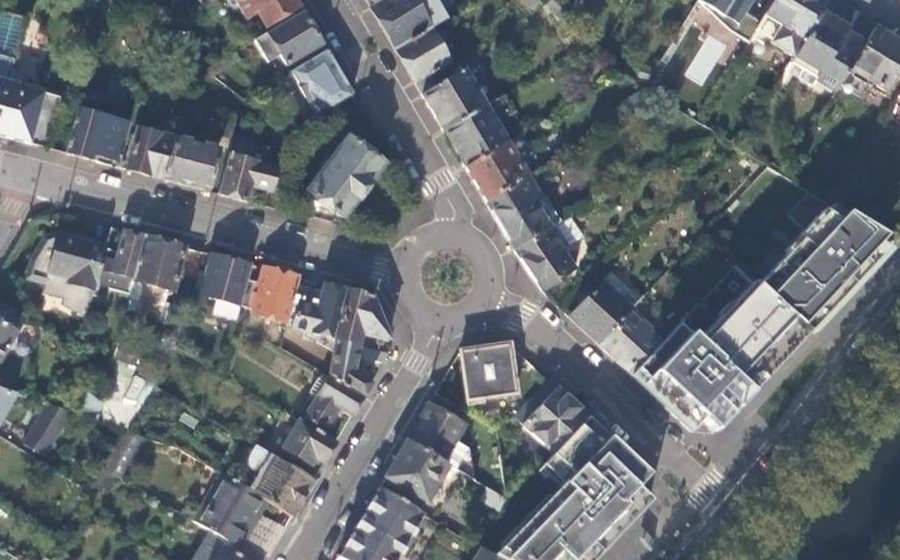 Vue aérienne du Rue Bourgault-Ducoudray